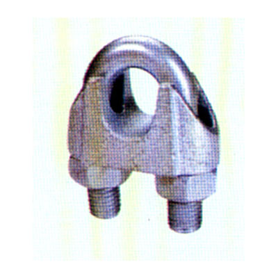 DIN 741 Malleable Wire Rope Clips, Zinc Plated